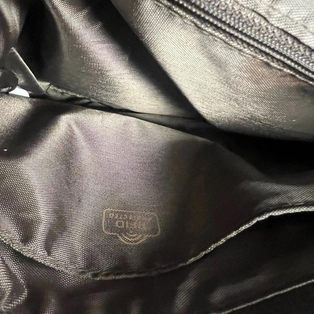 Chala-Brown Crossbody Bag with Floral Embroidery, 9”x10”, Clean inside,back fade - Picture 7 of 10